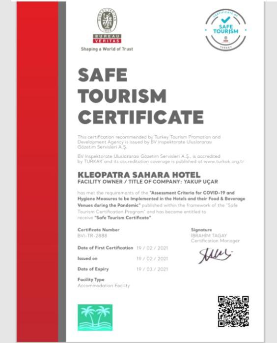 אלאניה Kleopatra Sahara Hotel מראה חיצוני תמונה